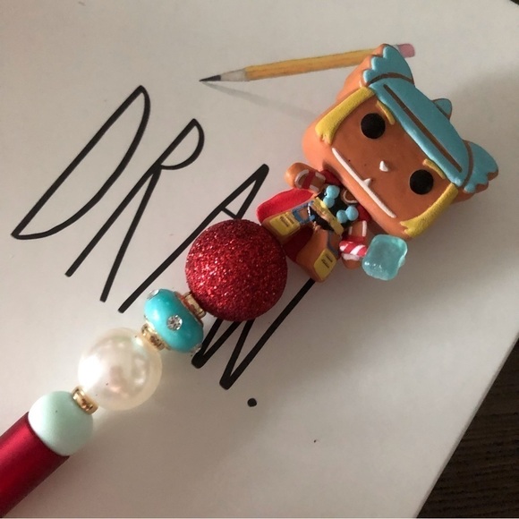 Marvel Gingerbread man handmade pen: Thor - Picture 1 of 3